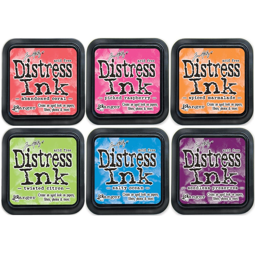 Tim Holtz Distress Summertime Ink Pad Bundle Of 6 – Simon Says Stamp