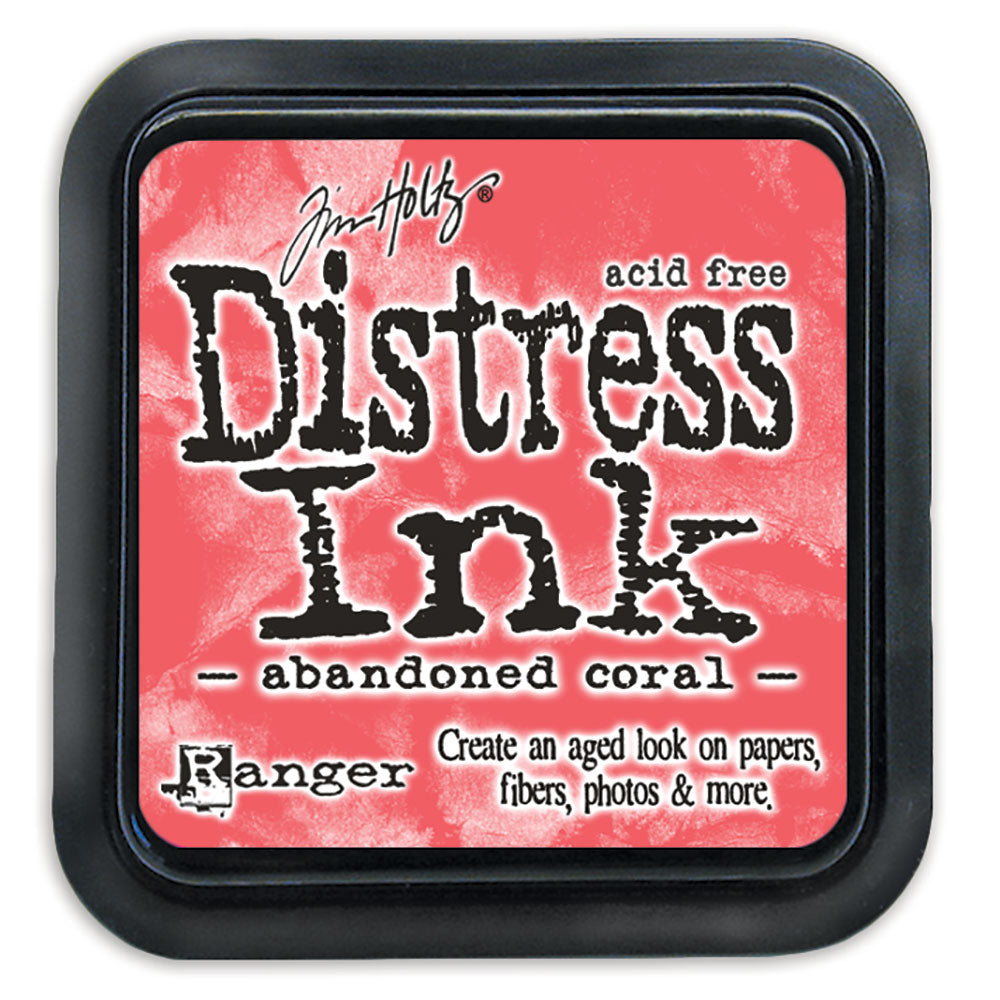 Tim Holtz Distress Summertime Ink Pad Bundle Of 6 TIM43188 Abandoned Coral