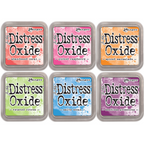 Tim Holtz Distress Summertime Oxide Ink Pad Bundle Of 6