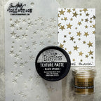 Tim Holtz Distress Texture Paste Black Opaque Ranger tshk84471 Stars Background | color-code:ALT17