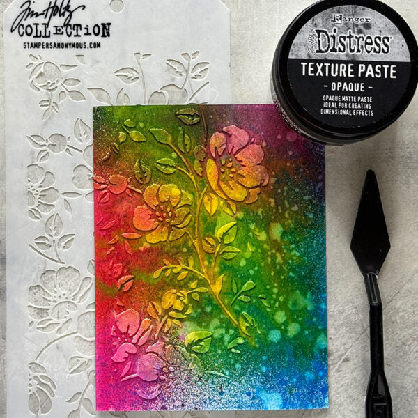 Tim Holtz Distress Texture Paste Opaque Ranger tda71297 Asked and Answered Series | color-code:ALT28