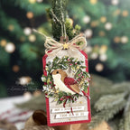 Tim Holtz Distress Texture Paste Opaque Ranger tda71297 Christmas Gift Tag | color-code:ALT41