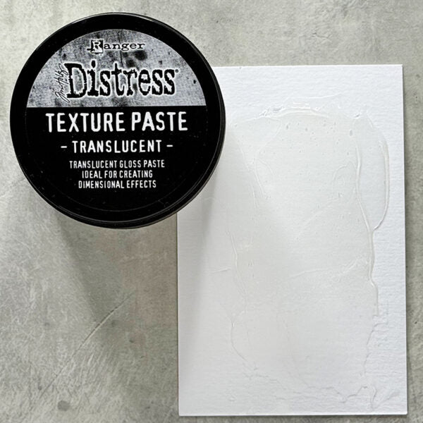 Tim Holtz Distress Texture Paste Translucent Ranger tda79668 Texture Swatch | color-code:ALT25