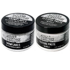 Tim Holtz Distress Texture Paste Twinkle And Distress Snowflakes Bundle