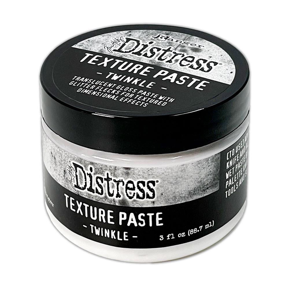 Tim Holtz Distress Texture Paste Twinkle And Distress Snowflakes Bundle TDA91974