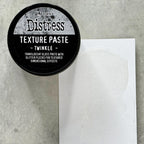 Tim Holtz Distress Texture Paste Twinkle And Distress Snowflakes Bundle Texture Swatch | color-code:ALT02