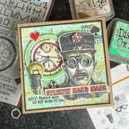 Tim Holtz Distress Tiny Blending Tool And Foams Bundle Ranger Layered Mixed Media Card | color-code:ALT09