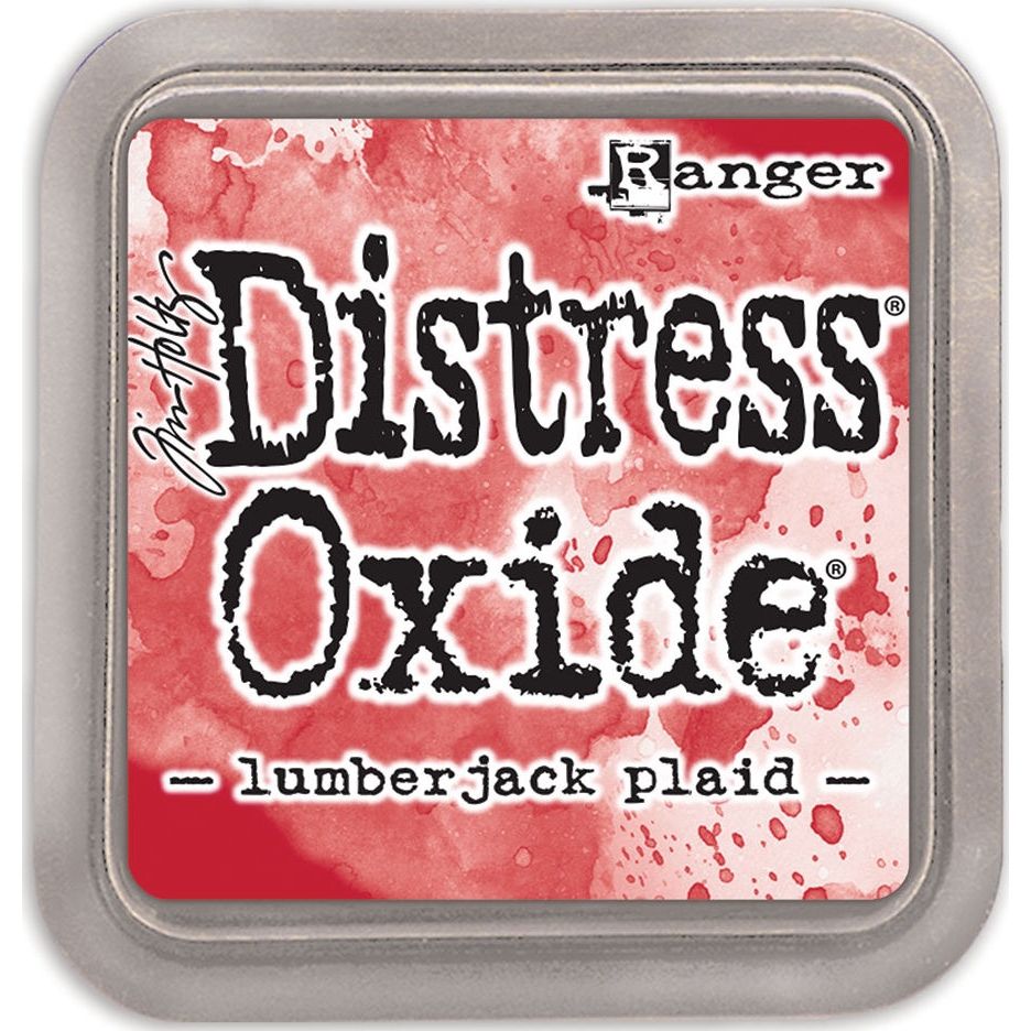 Tim Holtz Distress Valentine's Day Oxide Ink Pads 6 Pack Bundle Lumberjack Plaid