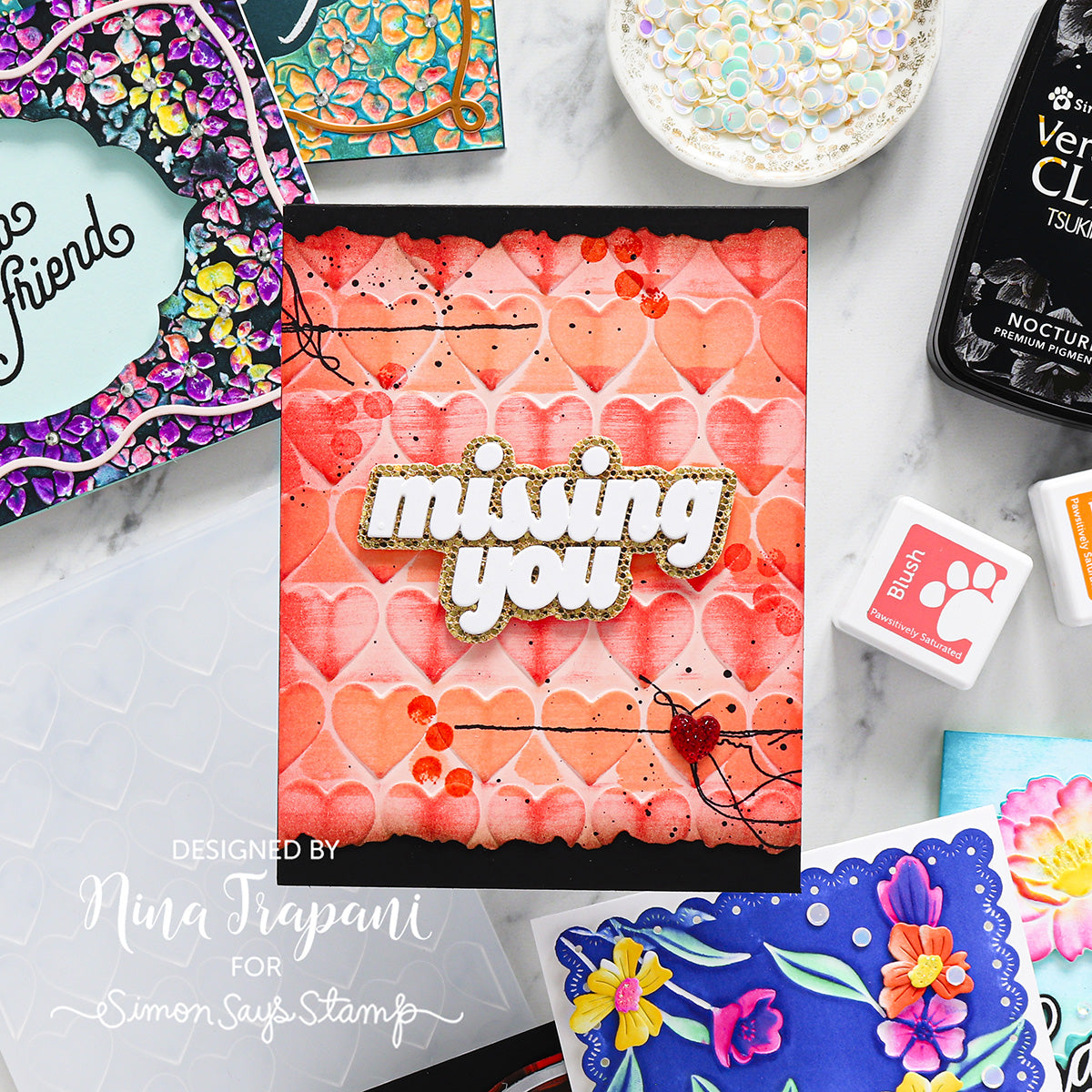 Tim Holtz Distress Vintage Photo Ink Pad And Reinker Bundle Ranger Missing You Card | color-code:ALT02