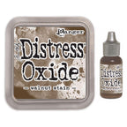 Tim Holtz Distress Walnut Stain Oxide Ink Pad And Reinker Bundle Ranger