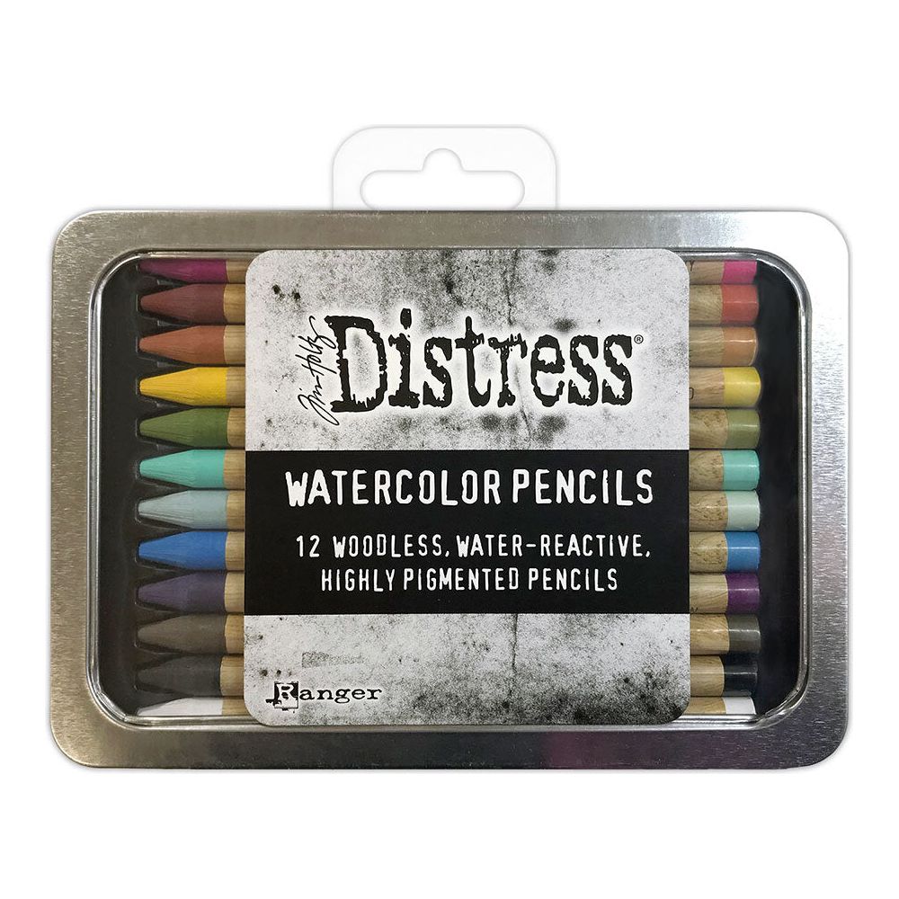 Tim Holtz Distress Watercolor Pencils Set 1 Ranger tdh76308