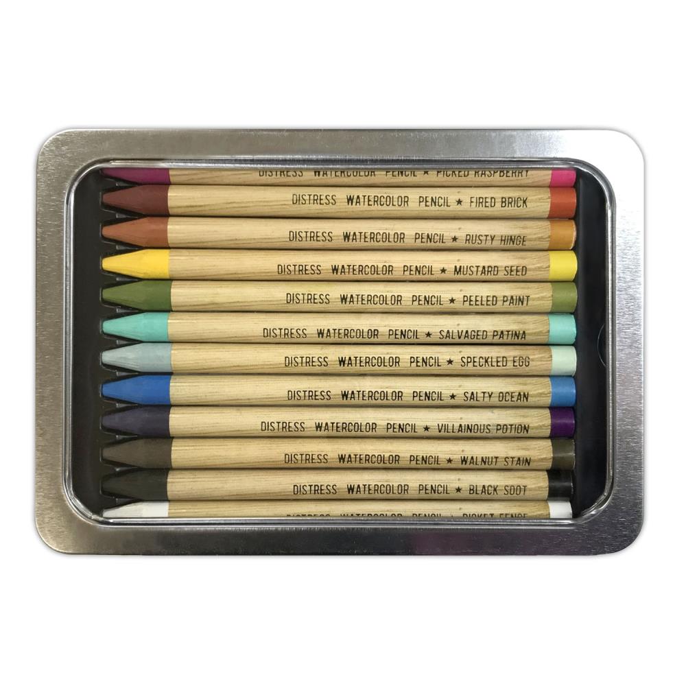 Tim Holtz Distress Watercolor Pencils Set 1 Ranger tdh76308 without wrapper
