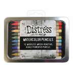 Tim Holtz Distress Watercolor Pencils Set 6 Ranger tdh83603