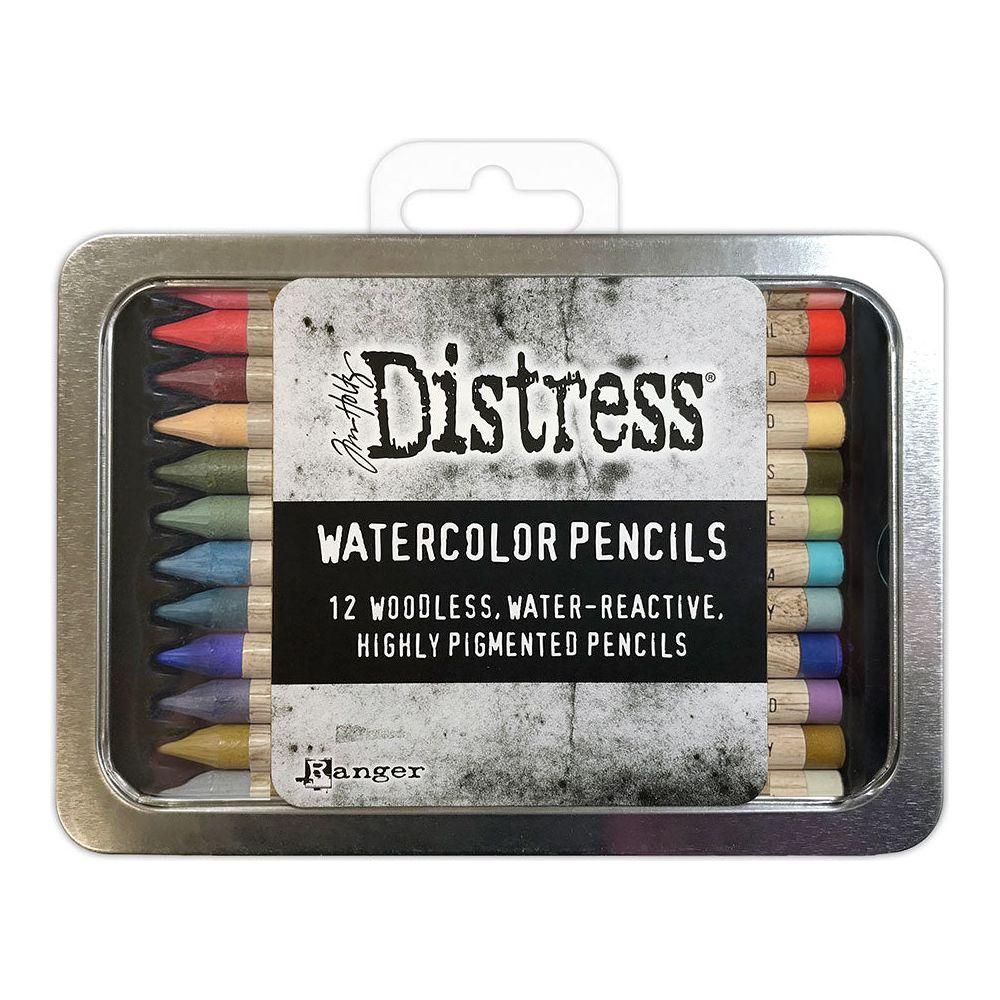 Tim Holtz Distress Watercolor Pencils Set 6 Ranger tdh83603