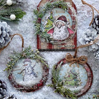 Tim Holtz Distress Watercolor Pencils Sets 1, 2, 3 Bundle Ranger Christmas Sparkle Ornaments | color-code:ALT26
