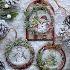 Tim Holtz Distress Watercolor Pencils Sets 4, 5, 6 Bundle Ranger Christmas Sparkle Ornaments | color-code:ALT08