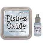 Tim Holtz Distress Weathered Wood Oxide Ink Pad And Reinker Bundle Ranger