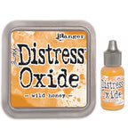 Tim Holtz Distress Wild Honey Oxide Ink Pad And Reinker Bundle Ranger