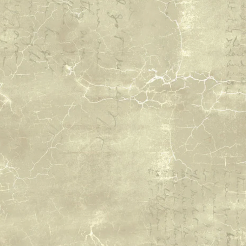 Tim Holtz Eclectic Elements Fabric By The Yard Cracked Shadow Quartz light tan beige script lightning crack