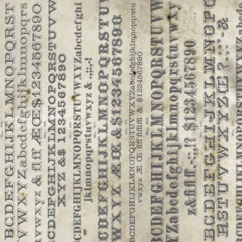 Tim Holtz Eclectic Elements Fabric By The Yard Monochrome Typography Parchment alphabet numbers punctuation