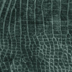 Tim Holtz Eclectic Elements Fabric By The Yard Worn Crock Everglades blue green turquoise fake alligator skin