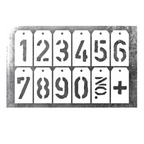 Tim Holtz Element Stencils Freight thest002 image 1