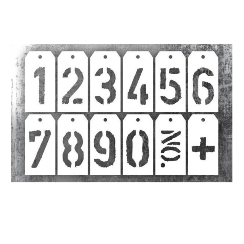 Tim Holtz Element Stencils Freight thest002 image 1