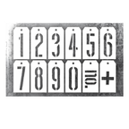 Tim Holtz Element Stencils Mechanical thest001  image 1