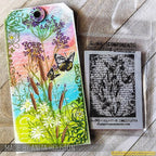 Tim Holtz Etcetera #8 Tag Thickboard etc005 flowers