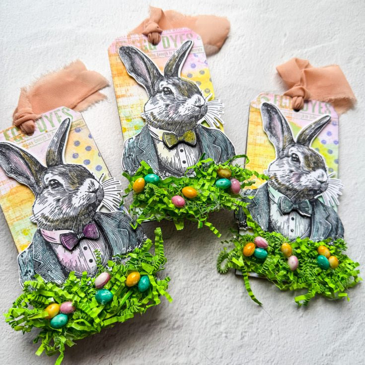 Tim Holtz Etcetera #8 Tag Thickboard etc005 green grass | color-code:ALT02