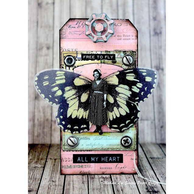 Tim Holtz Etcetera #8 Tag Thickboard thetc-005 all my heart
