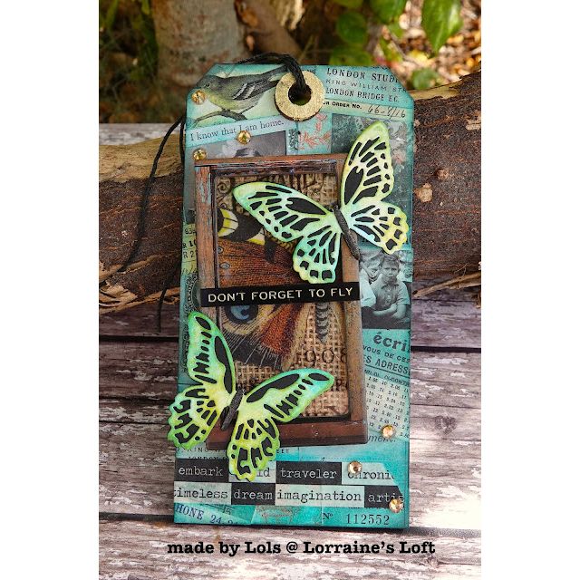 Tim Holtz Etcetera #8 Tag Thickboard thetc-005 don't forget to fly | color-code:ALT04