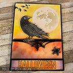 Tim Holtz Etcetera Bat Web Trims thetc-014 halloween crow card ruth hagan