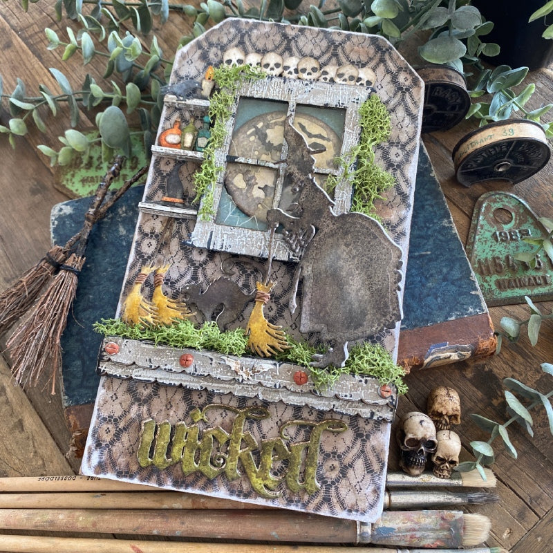 Tim Holtz Etcetera Facades ETC016 wicked