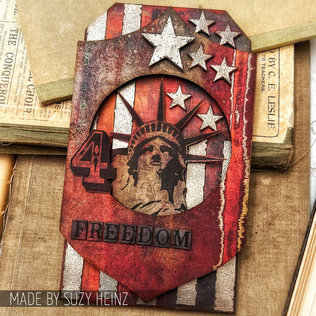 Tim Holtz Etcetera Facades Thickboard thetc-016 stars