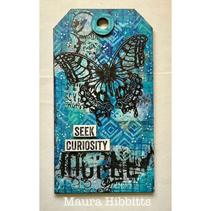 Tim Holtz Etcetera MEDIUM TAG Thickboards THETC-002 wings | color-code:ALT01