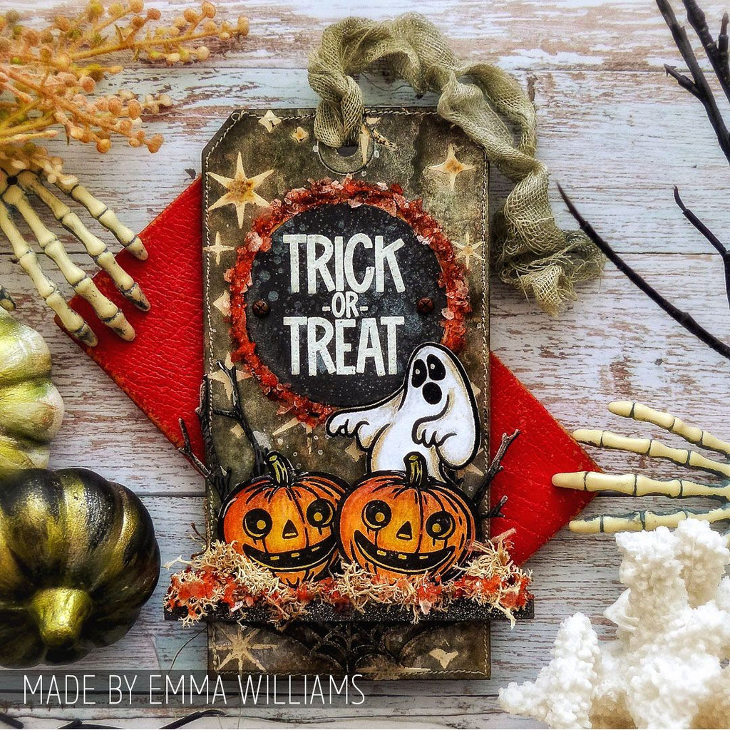 Tim Holtz Etcetera Medium Tag Thickboards thetc-002 ghost