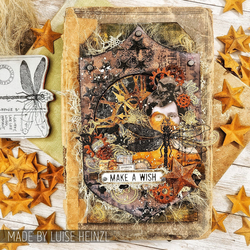Tim Holtz Etcetera Mini Tag Thickboards thetc-004 make a wish
