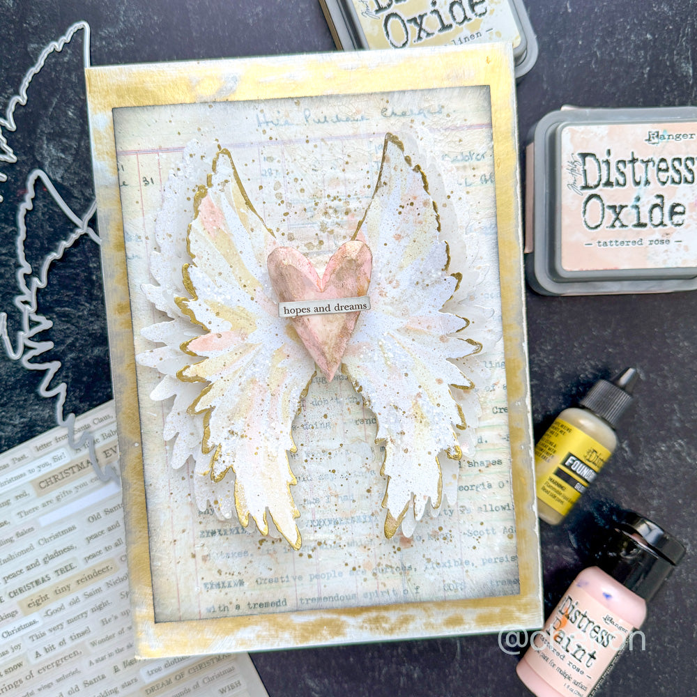 Tim Holtz Etcetera Rectangles Panels Thickboards thetc-020 things with wings | color-code:ALT05