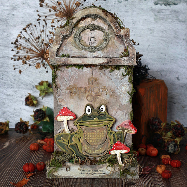 Tim Holtz Etcetera TOMBSTONE MINI ETC012 frog