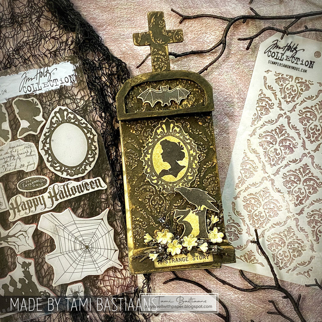 Tim Holtz Etcetera Tombstone 8 Thickboards thetc-011 cameo