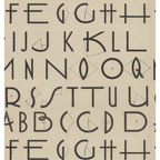 Tim Holtz Fabric By The Yard Charcoal Typography pwth314 Eclectic Elements Palette close