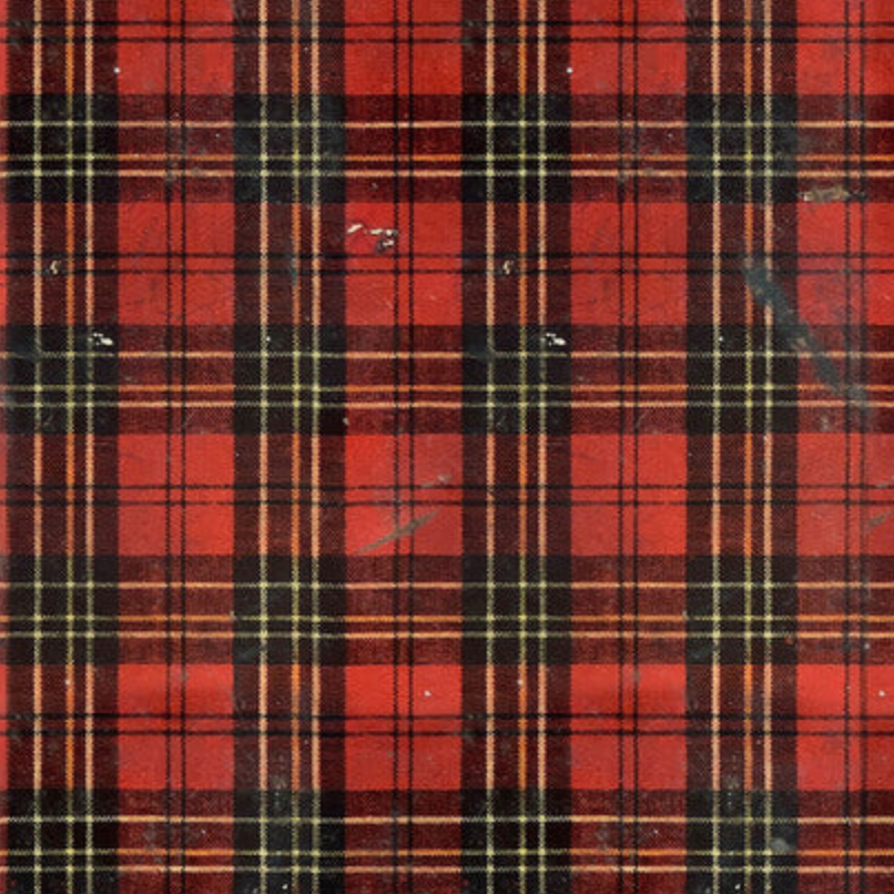 Tim Holtz Fabric By The Yard Christmas Worn Plaid pwth338 Eclectic Elements Palette
 close