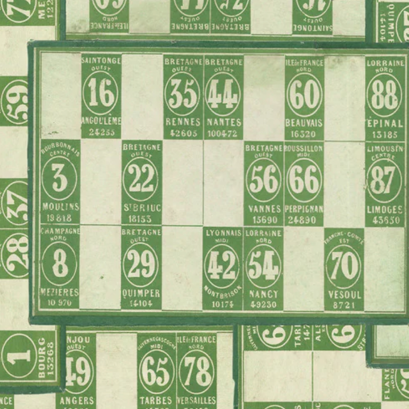  Tim Holtz Fabric By The Yard Green Numbers pwth266 Eclectic Elements Palette 