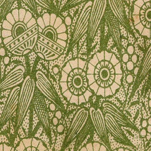 Tim Holtz Fabric By The Yard Green Tiny Print pwth268 Eclectic Elements Palette close