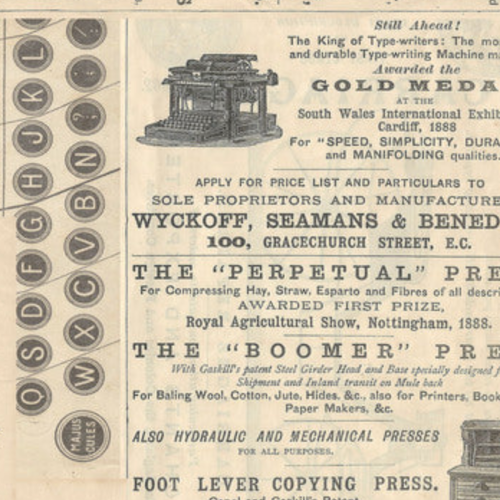 Tim Holtz Fabric By The Yard Neutral Typewriter pwth254 Eclectic Elements Palette close