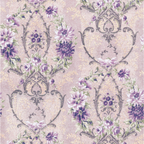 Tim Holtz Fabric By The Yard Purple Wallpaper pwth307 Eclectic Elements Palette close