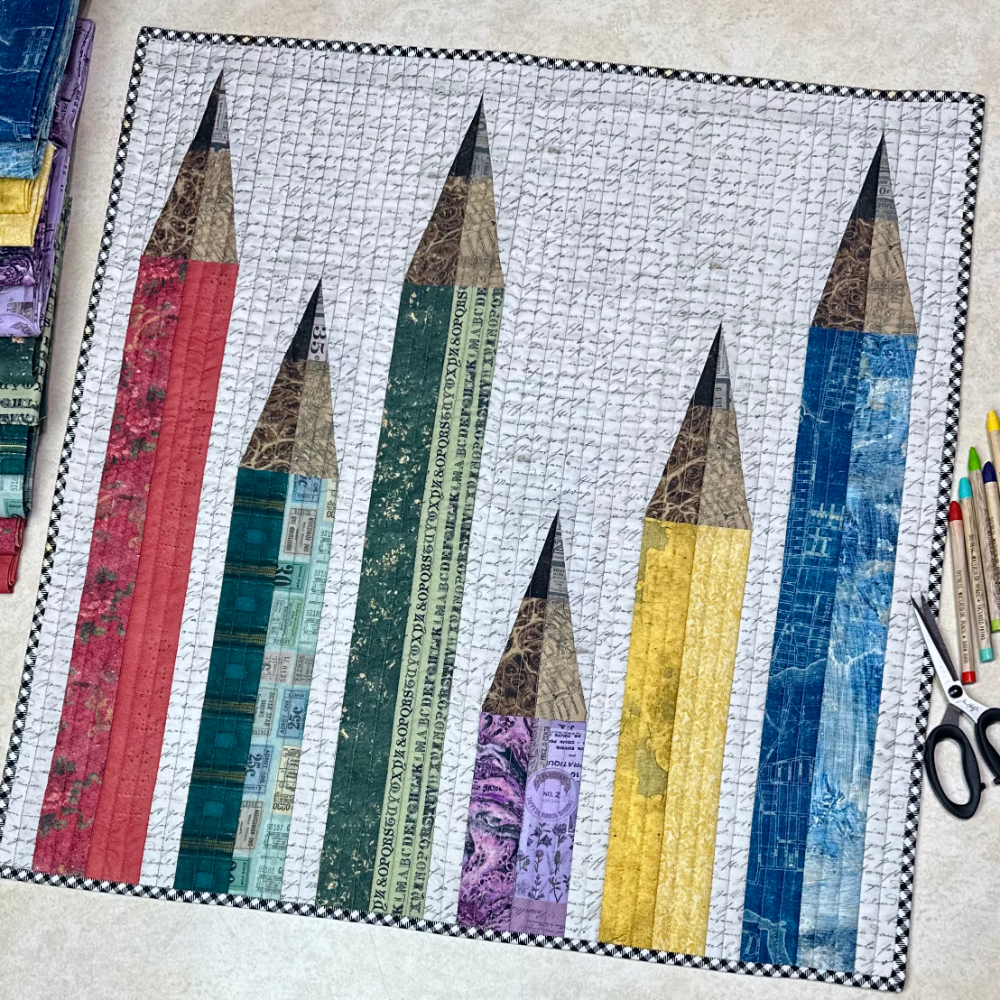 Tim Holtz Fabric By The Yard Red Tapestry pwth226 Eclectic Elements Palette Quilted Wall Hanging Richele Christensen | color-code:ALT05