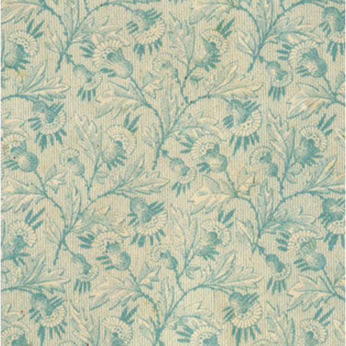 Tim Holtz Fabric By The Yard Teal Tiny Print pwth278 Eclectic Elements Palette close
