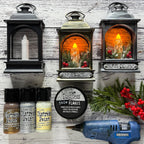 Tim Holtz Flip Top Distress Paint Antique Linen Ranger TDF52906 Christmas Candle Lantern | color-code:ALT02